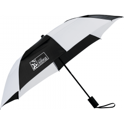 42" Auto Open Vented Folding Umbrella