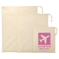 5oz. Cotton 3pc Travel Pouches