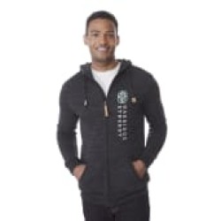 Men's Space Dye Zip Hoodie