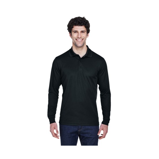 Core 365® Men's Pinnacle Performance Long-Sleeve Piqué Polo