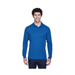 Core 365® Men's Pinnacle Performance Long-Sleeve Piqué Polo
