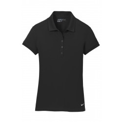 Nike Ladies Dri-FIT Solid Icon Pique Modern Fit Polo.  746100