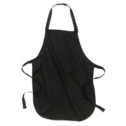 Port Authority® Full-Length Apron with Pockets.  A500