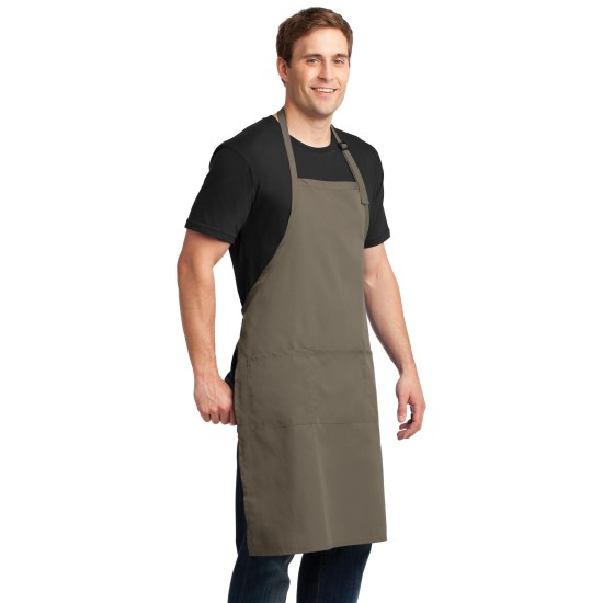 Port Authority® Easy Care Extra Long Bib Apron with Stain Release. A700