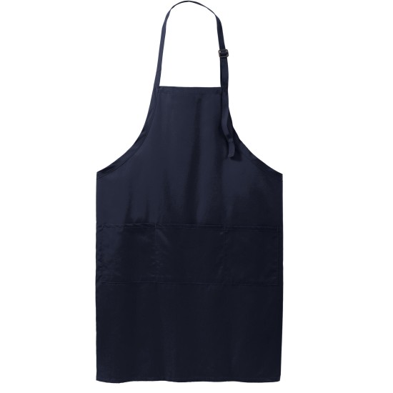 Port Authority® Easy Care Extra Long Bib Apron with Stain Release. A700