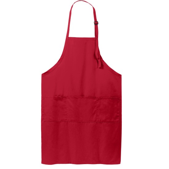 Port Authority® Easy Care Extra Long Bib Apron with Stain Release. A700