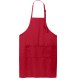 Port Authority® Easy Care Extra Long Bib Apron with Stain Release. A700