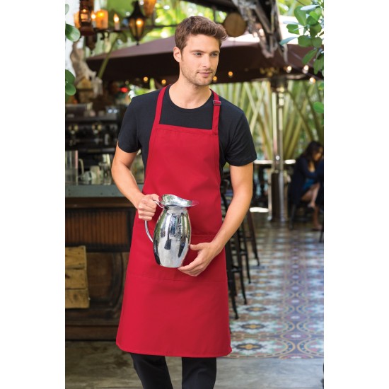 Port Authority® Easy Care Extra Long Bib Apron with Stain Release. A700