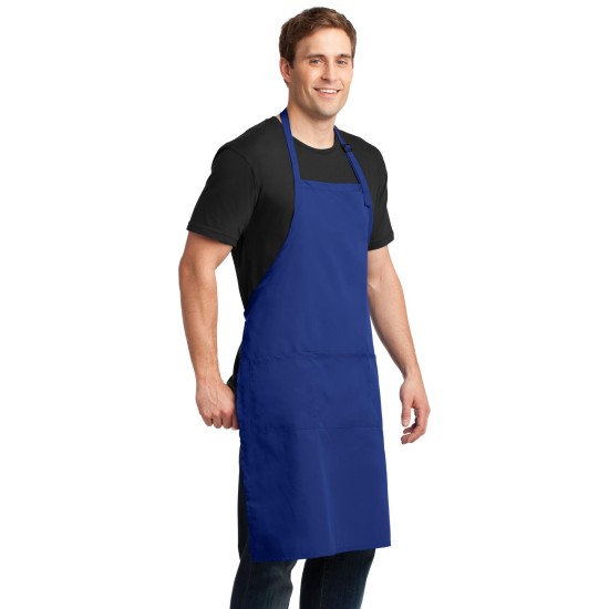 Port Authority® Easy Care Extra Long Bib Apron with Stain Release. A700