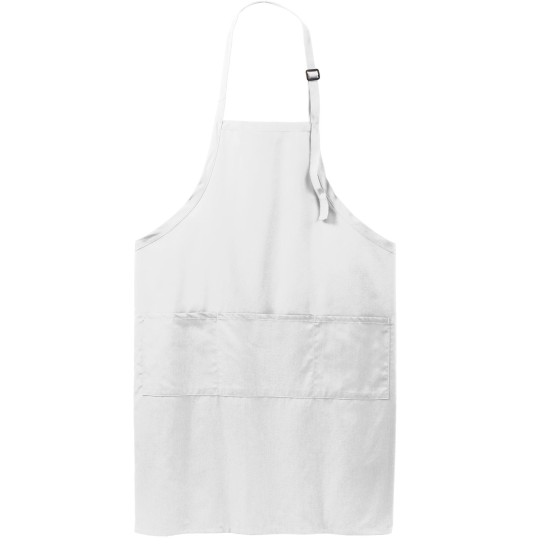 Port Authority® Easy Care Extra Long Bib Apron with Stain Release. A700