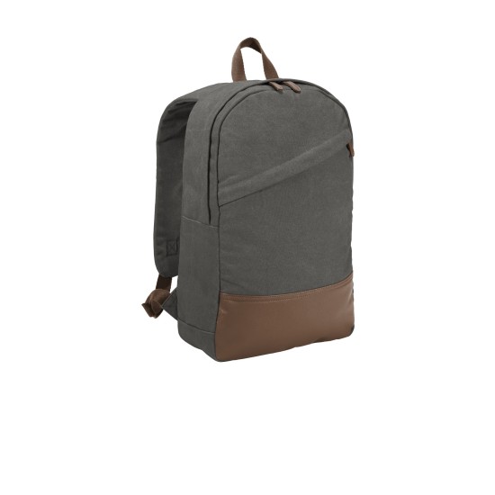 Port Authority ® Cotton Canvas Backpack. BG210