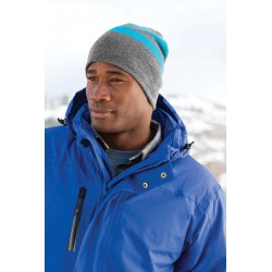 Port & Company® Fleece-Lined Striped Beanie Cap. C922