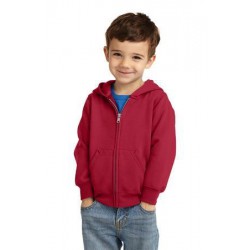 Port & Company® Toddler Core Fleece Full-Zip Hooded Sweatshirt. CAR78TZH