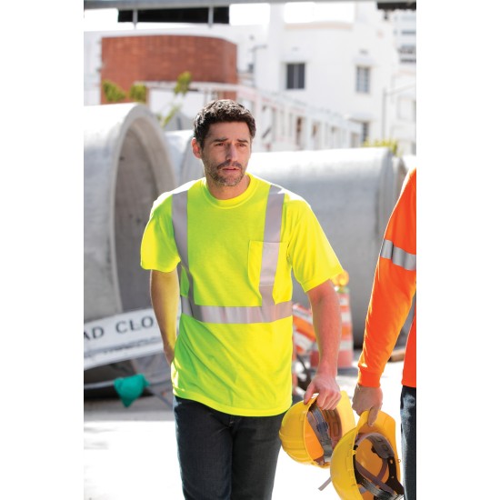 CornerStone - ANSI 107 Class 2 Safety T-Shirt. CS401