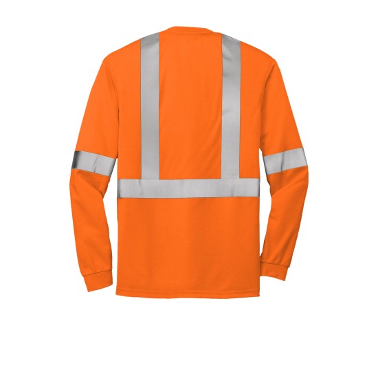 CornerStone ANSI 107 Class 2 Long Sleeve Safety T-Shirt. CS401LS