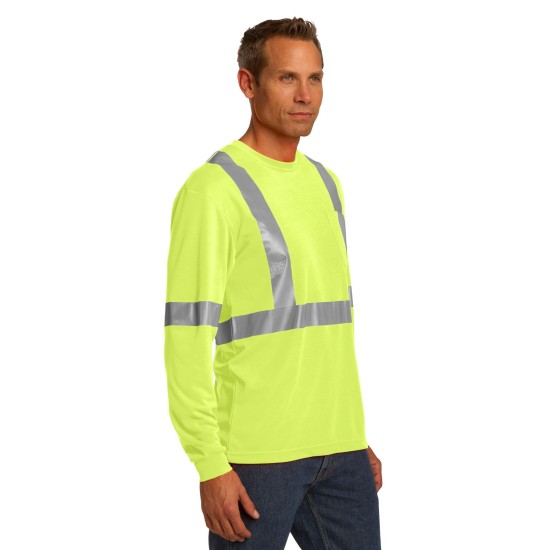 CornerStone ANSI 107 Class 2 Long Sleeve Safety T-Shirt. CS401LS