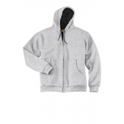 CornerStone - Heavyweight Full-Zip Hooded Sweatshirt with Thermal Lining. CS620