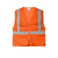 CornerStone ANSI 107 Class 2 Economy Mesh Zippered Vest. CSV101