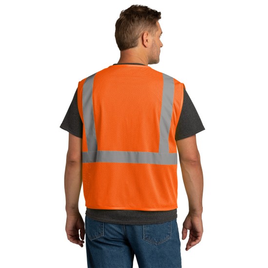 CornerStone ANSI 107 Class 2 Economy Mesh Zippered Vest. CSV101