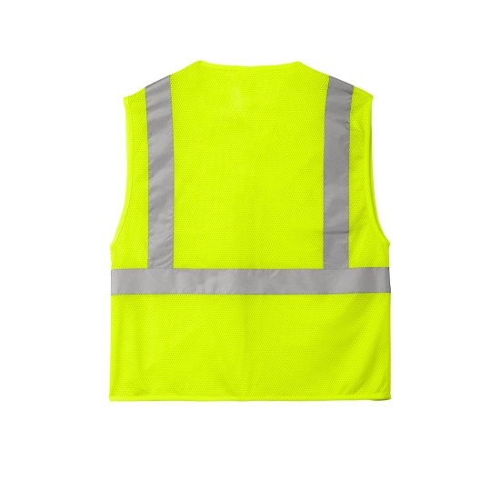 CornerStone ANSI 107 Class 2 Economy Mesh Zippered Vest. CSV101