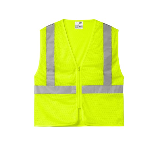 CornerStone ANSI 107 Class 2 Economy Mesh Zippered Vest. CSV101