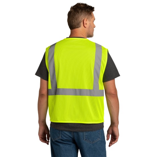 CornerStone ANSI 107 Class 2 Economy Mesh Zippered Vest. CSV101