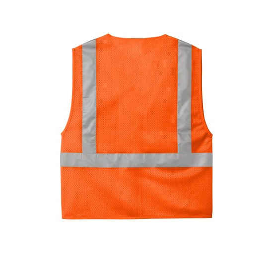 CornerStone ANSI 107 Class 2 Mesh Zippered Vest. CSV102