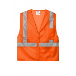 CornerStone ANSI 107 Class 2 Mesh Zippered Vest. CSV102