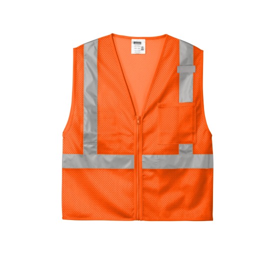 CornerStone ANSI 107 Class 2 Mesh Zippered Vest. CSV102