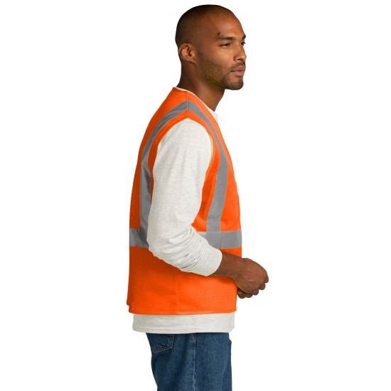 CornerStone ANSI 107 Class 2 Mesh Zippered Vest. CSV102