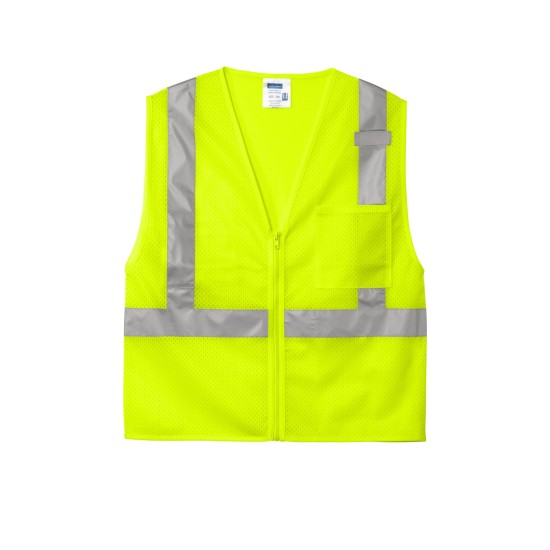 CornerStone ANSI 107 Class 2 Mesh Zippered Vest. CSV102