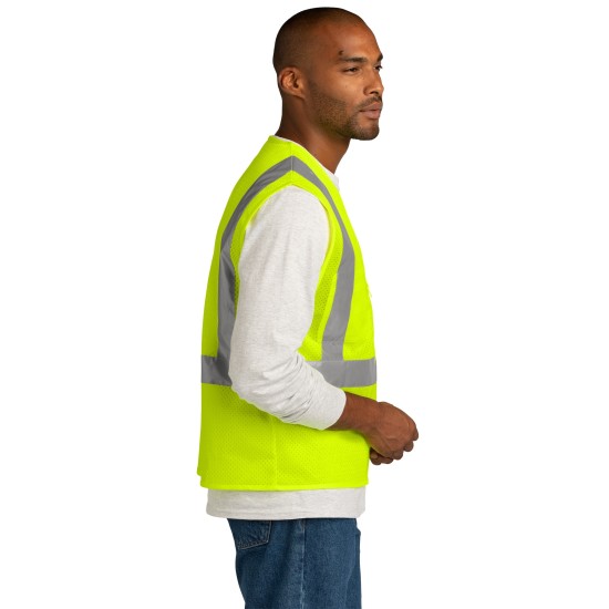 CornerStone ANSI 107 Class 2 Mesh Zippered Vest. CSV102