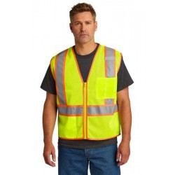 CornerStone ANSI 107 Class 2 Mesh Zippered Two-Tone Vest. CSV103