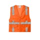 CornerStone ANSI 107 Class 2 Mesh Six-Pocket Zippered Vest. CSV104