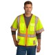 CornerStone ANSI 107 Class 3 Surveyor Mesh Zippered Two-Tone Short Sleeve Vest. CSV106