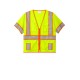 CornerStone ANSI 107 Class 3 Surveyor Mesh Zippered Two-Tone Short Sleeve Vest. CSV106