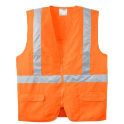 CornerStone - ANSI 107 Class 2 Mesh Back Safety Vest. CSV405