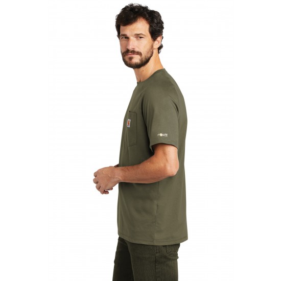 Carhartt Force ® Cotton Delmont Short Sleeve T-Shirt. CT100410