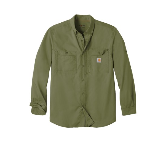 Carhartt Force ® Ridgefield Solid Long Sleeve Shirt. CT102418