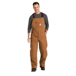 Carhartt Tall Firm Duck Insulated Bib Overalls CTT104393