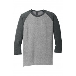 District ® Perfect Tri® 3/4-Sleeve Raglan. DM136