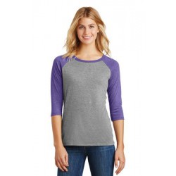 District® Women's Perfect Tri® 3/4-Sleeve Raglan. DM136L