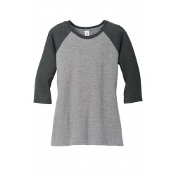 District® Women's Perfect Tri® 3/4-Sleeve Raglan. DM136L