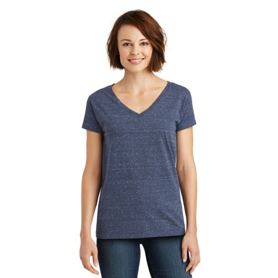 District ® Women's Cosmic V-Neck Tee. DM465