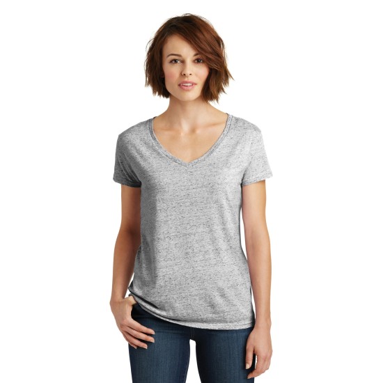 District ® Women's Cosmic V-Neck Tee. DM465