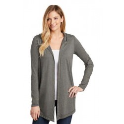 District Women's Perfect Tri Hooded Cardigan. DT156