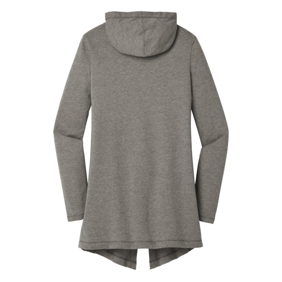 District Women's Perfect Tri Hooded Cardigan. DT156