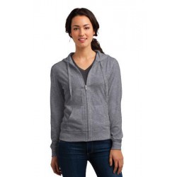 District® Women's Fitted Jersey Full-Zip Hoodie. DT2100