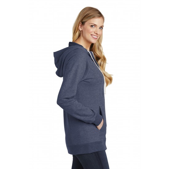 District ® Women's Perfect Tri ® French Terry Full-Zip Hoodie. DT456