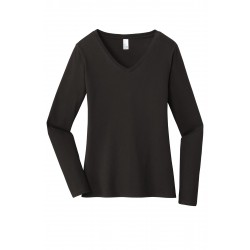 District ® Women's Very Important Tee ® Long Sleeve V-Neck. DT6201